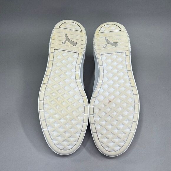 Puma Women's Size 10 Smash‎ Platform v2 White Leather Sneakers - Picture 9 of 11